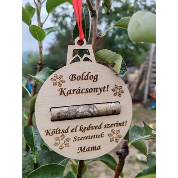 Egyedi kézműves pénztadó ajándéktartó