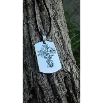 Egyedi rozsdamentes acél medál – nyaklánc vagy kulcstartó