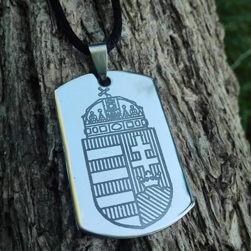 Egyedi rozsdamentes acél medál – nyaklánc vagy kulcstartó