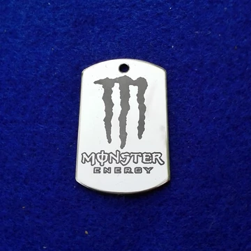 Egyedi rozsdamentes acél medál – nyaklánc vagy kulcstartó