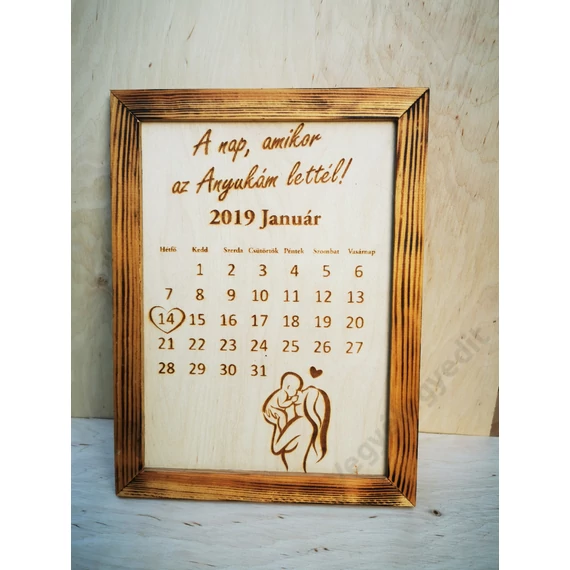 Amikor az anyukám lettél tábla