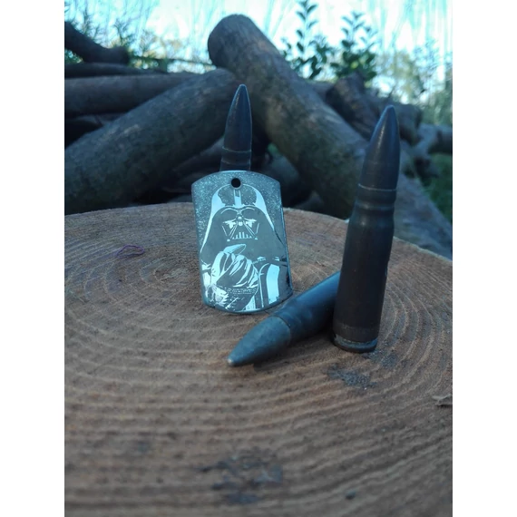 Egyedi rozsdamentes acél medál – nyaklánc vagy kulcstartó