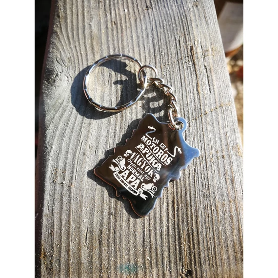 Egyedi rozsdamentes acél medál – nyaklánc vagy kulcstartó