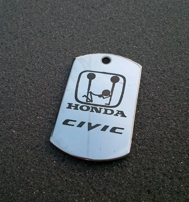 Vicces Honda kulcstartó